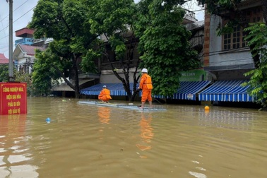 Lưới điện trung thế của EVNNPC khôi phục gần 85%