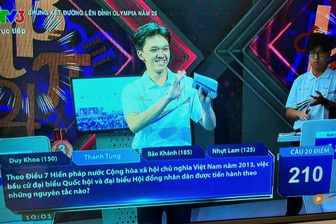 Đường lên đỉnh Olympia 2025 căng thẳng chặng về đích