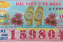 Vé số truyền thống chính thức tăng giải độc đắc lên 2 tỷ đồng