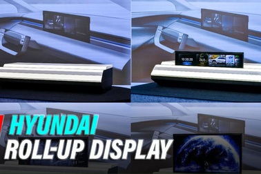 Hyundai gây choáng với công nghệ màn hình giải trí dạng cuộn trên ô tô