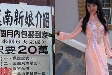 Trung Quốc rúng động với vụ bán cô dâu Việt Nam hơn 200 triệu đồng