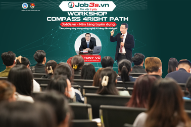CEO Tony Vũ của job3s.vn chỉ cách tìm việc thành công cho sinh viên NEU