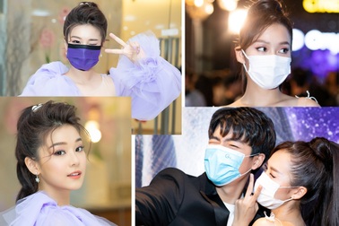 Khả Ngân, Hoàng Yến... mang khẩu trang khi xuất hiện trên thảm đỏ