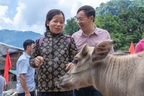 Bà con xã Cao Bồ hân hoan bốc thăm nhận trâu, mở ra hy vọng thoát nghèo