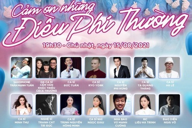 19h30' tối nay trực tuyến đêm nhạc "Cảm ơn những điều phi thường"