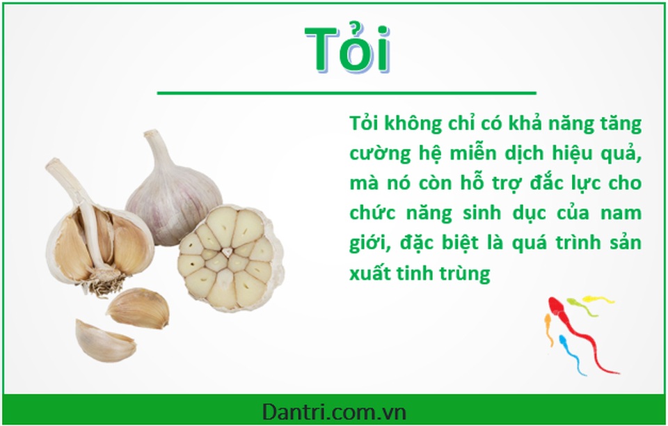 Top 10 thực phẩm giúp các chàng tăng cường số lượng tinh trùng - 11 Top 10 thực phẩm giúp các chàng tăng cường số lượng tinh trùng - 11
