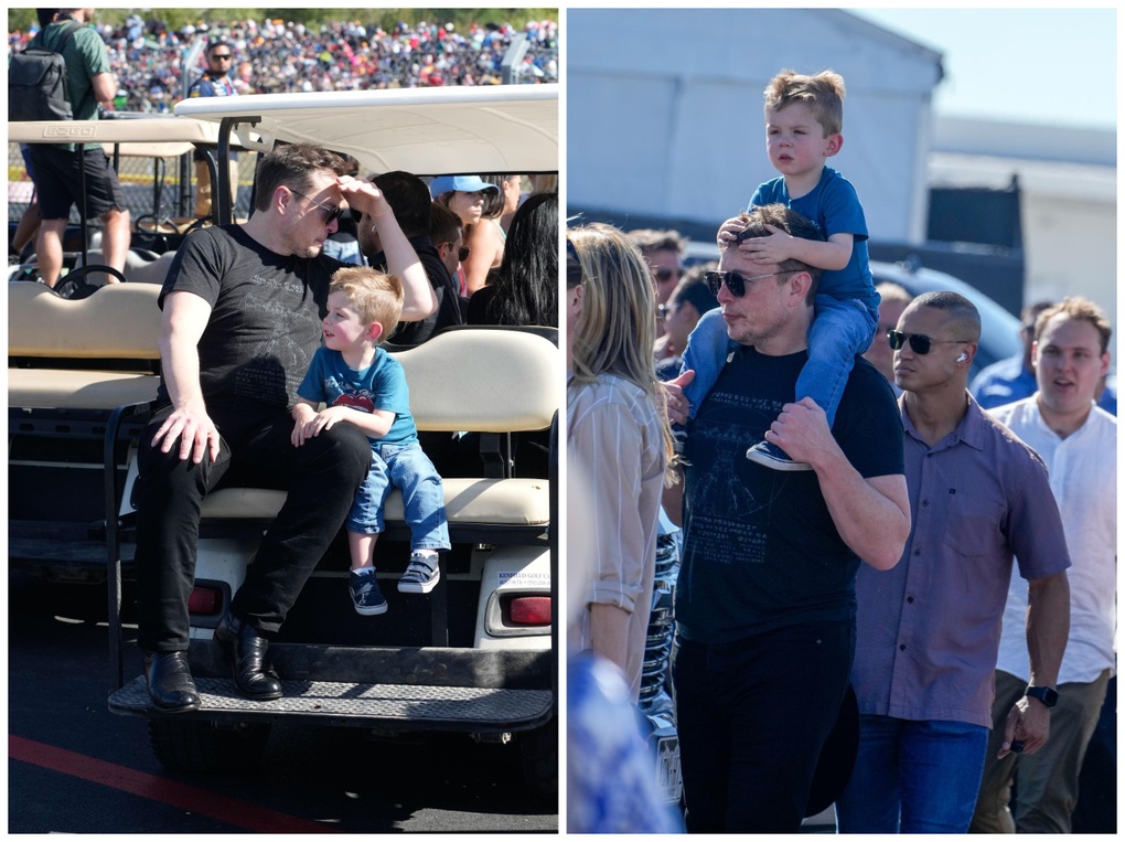 Elon Musk xuất hiện bên con trai sau khi đệ đơn kiện, tranh quyền nuôi con - 3