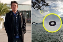 Du khách chụp được một chiếc UFO hình “bánh vòng” bí ẩn