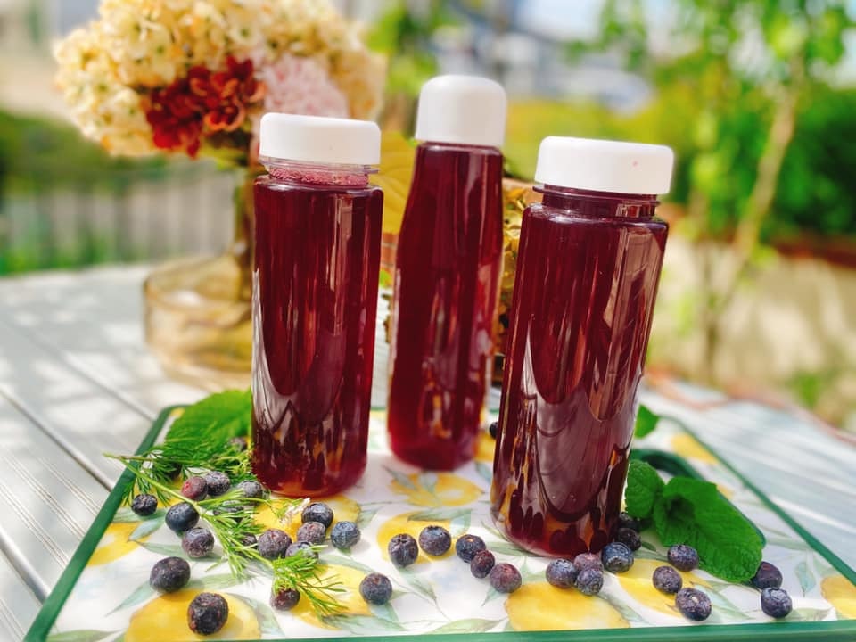 Giải nhiệt mùa hè với nước chanh việt quất - 1 Giải nhiệt mùa hè với nước chanh việt quất - 1