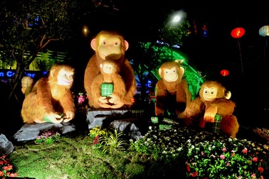 Nghệ sĩ tản mạn về năm khỉ