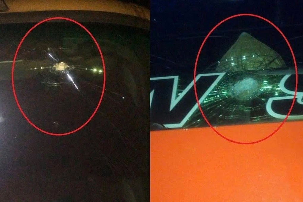 Nhiều ô tô bị ném đá vỡ kính khi lưu thông trên cao tốc - 1