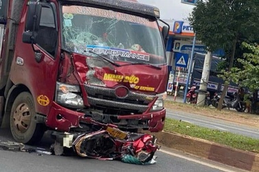 Đôi vợ chồng tử vong sau va chạm với xe tải
