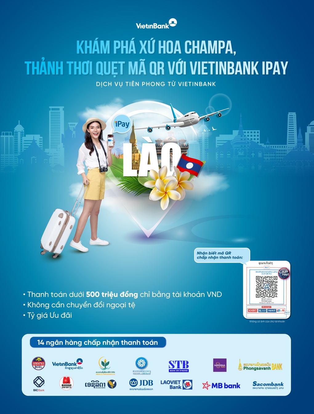 VietinBank mở rộng thanh toán xuyên biên giới sang Lào - 1 VietinBank mở rộng thanh toán xuyên biên giới sang Lào - 1
