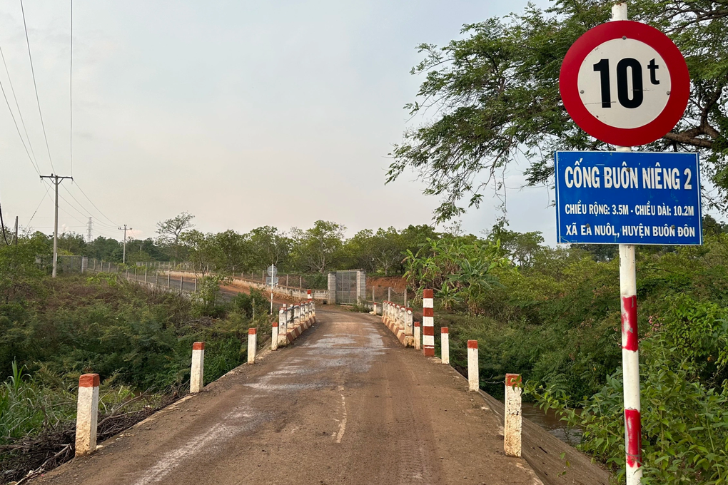 Xe quá tải vô tư lưu thông qua cầu dân sinh ở Đắk Lắk - 1 Xe quá tải vô tư lưu thông qua cầu dân sinh ở Đắk Lắk - 1