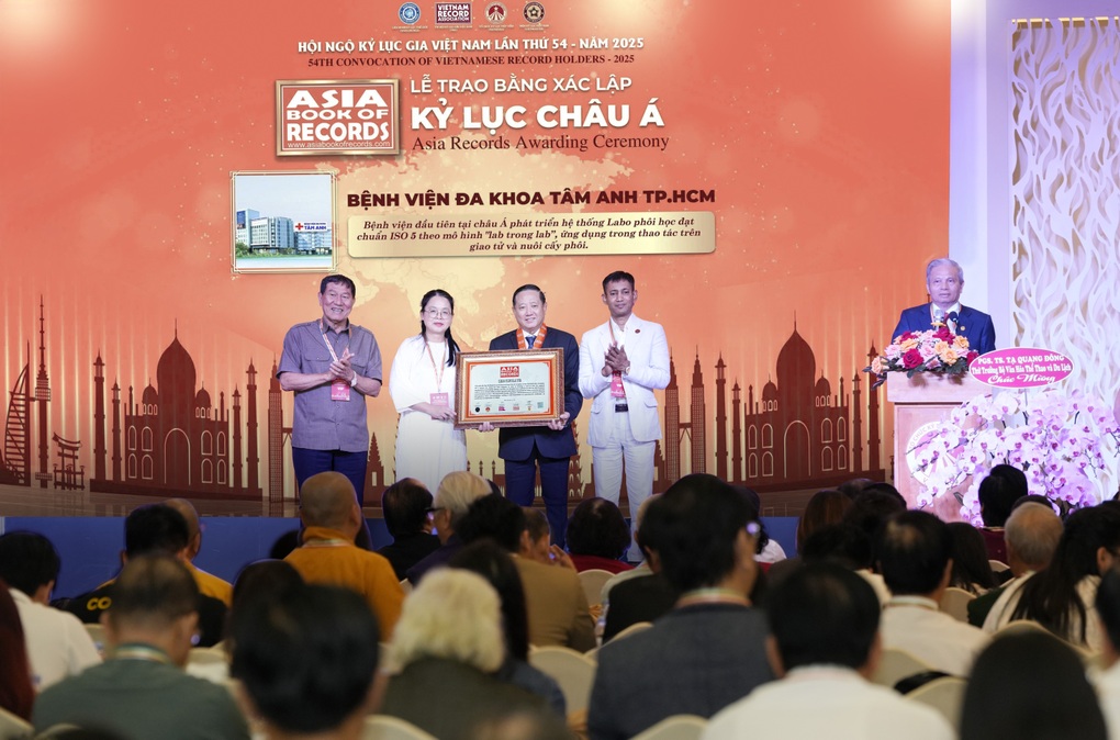 Bệnh viện Tâm Anh xác lập kỷ lục châu Á về thụ tinh ống nghiệm - 1 Bệnh viện Tâm Anh xác lập kỷ lục châu Á về thụ tinh ống nghiệm - 1