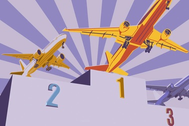 Cuộc so găng bám đuổi sát nút của 4 ông lớn hàng không Mỹ