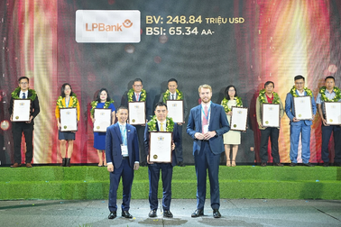LPBank được vinh danh top 100 "Thương hiệu giá trị nhất Việt Nam 2023"