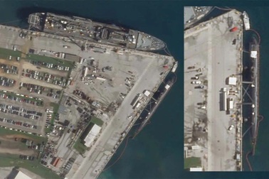 Tàu ngầm Mỹ có thể bị "vật thể lạ" đâm trực diện ở Biển Đông