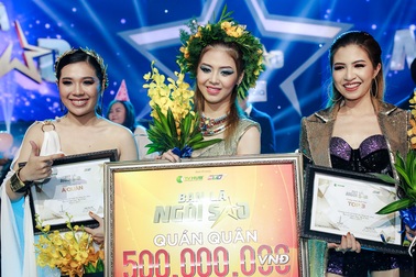 Liz Kim Cương đăng quang ngôi vị quán “Bạn là ngôi sao” mùa đầu tiên