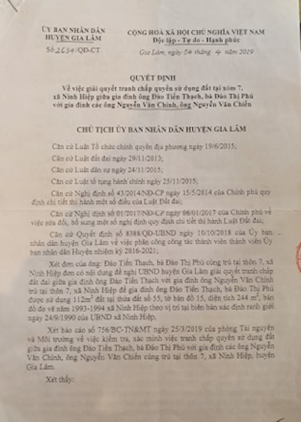 Chủ tịch TP Hà Nội chỉ đạo giải quyết khiếu nại của người dân - 2 Chủ tịch TP Hà Nội chỉ đạo giải quyết khiếu nại của người dân - 2
