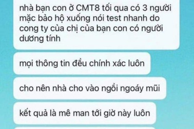 Thực hư thông tin "nhân viên lấy mẫu test nhanh" gây mê để trộm tài sản