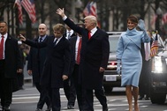 Diễu hành hộ tống tân Tổng thống Trump về Nhà Trắng
