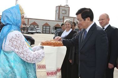 Chủ tịch nước thăm Khu tự trị Nenetskiy của Nga