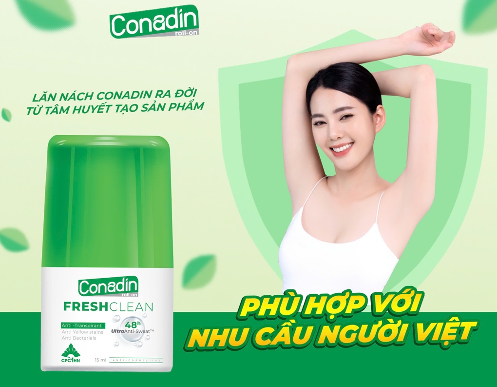 Conadin - giải pháp khử mùi cơ thể tiện lợi - 2 Conadin - giải pháp khử mùi cơ thể tiện lợi - 2