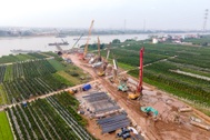 Quang cảnh trục đại lộ sông Hồng dài gần 80km mới được Hà Nội triển khai