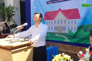 Khởi công công trình phòng học Dân trí ở tỉnh Kon Tum