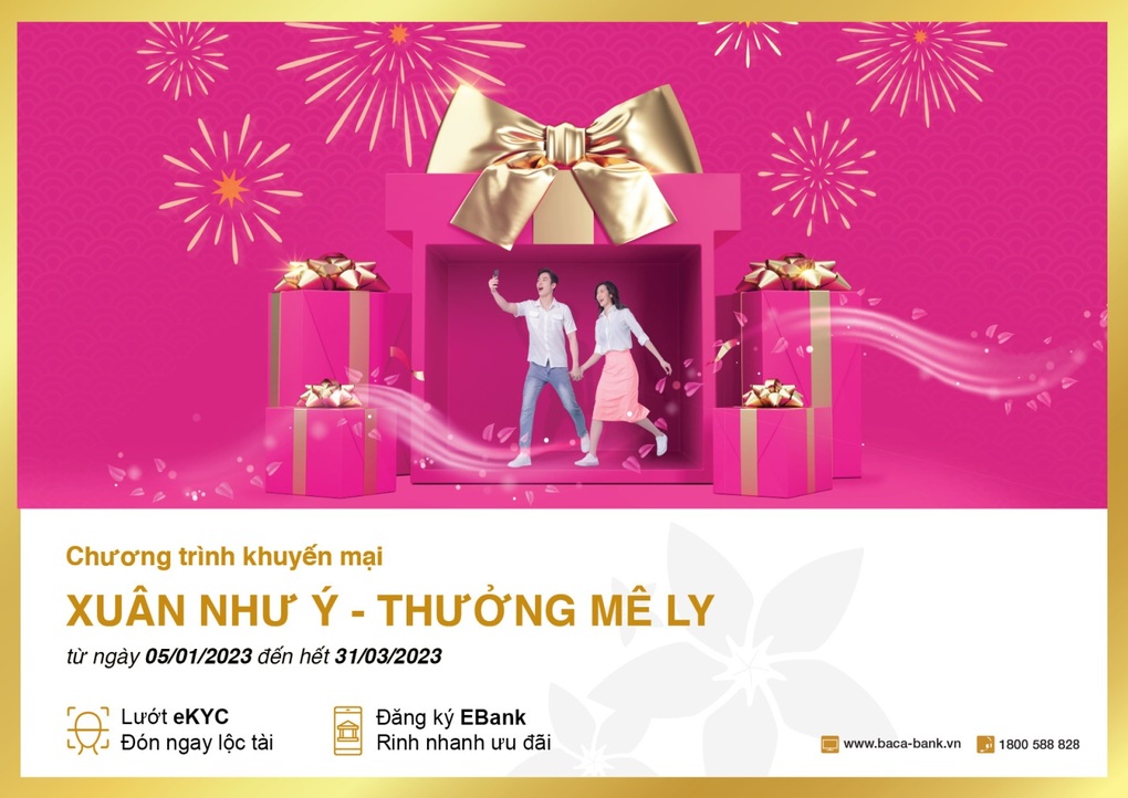 Xuân như ý - Thưởng mê ly cùng BAC A BANK - 1 Xuân như ý - Thưởng mê ly cùng BAC A BANK - 1