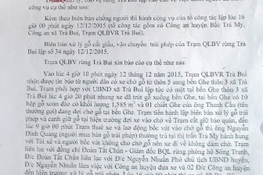 Lâm tặc tấn công kiểm lâm