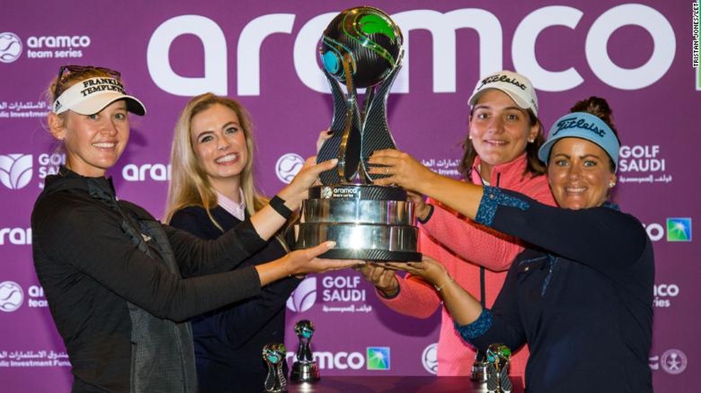 Đội của Jessica Korda thắng giải Aramco Team Series trong điều kiện hy hữu - 1 Đội của Jessica Korda thắng giải Aramco Team Series trong điều kiện hy hữu - 1