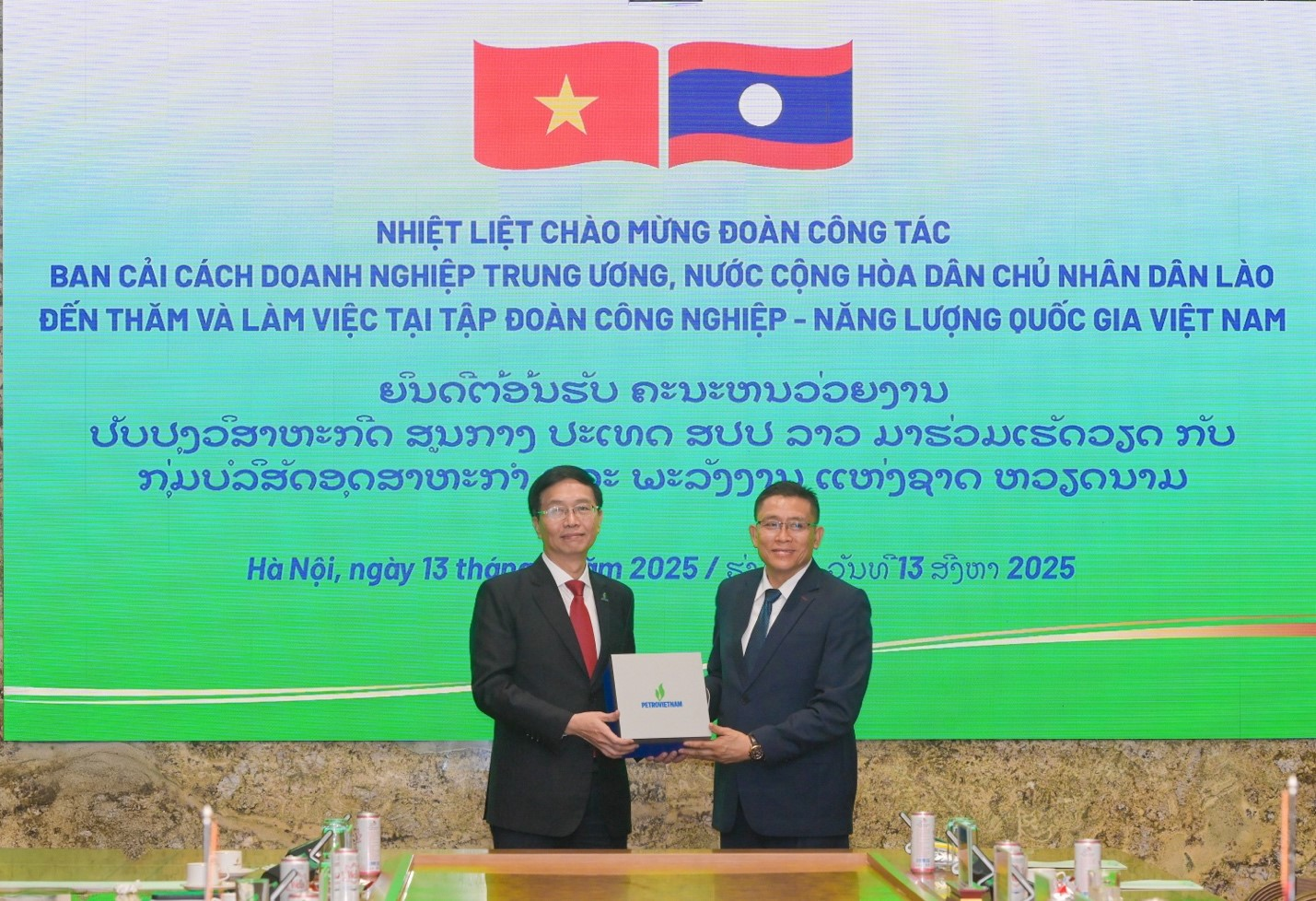 Petrovietnam đón đoàn công tác Ban cải cách doanh nghiệp Trung ương Lào - 4