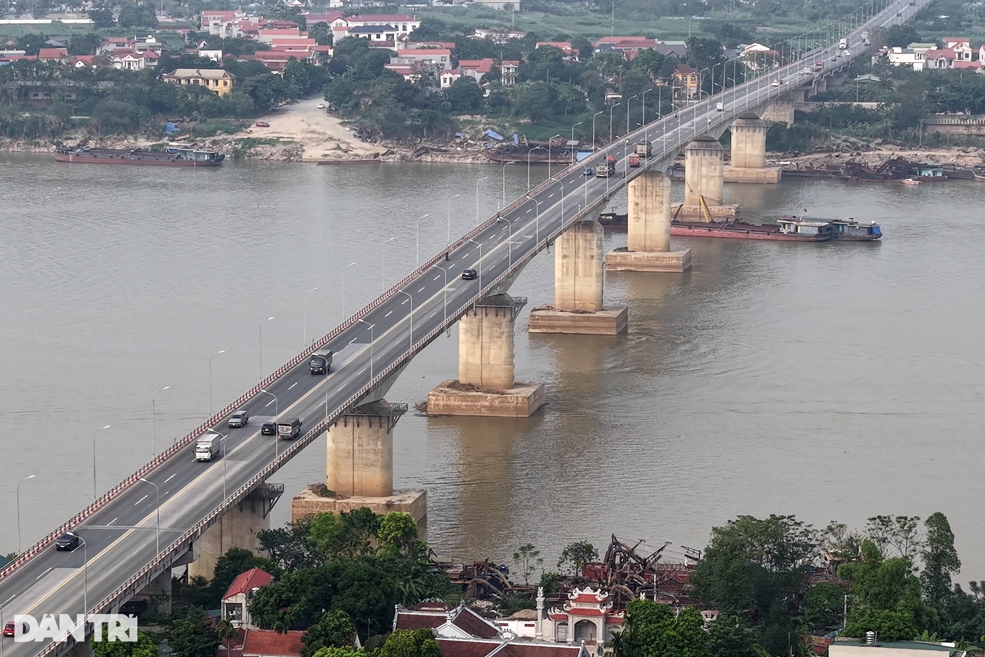 Cầu Vĩnh Thịnh dài nhất Việt Nam trên địa phận Hà Nội - 1 Cầu Vĩnh Thịnh dài nhất Việt Nam trên địa phận Hà Nội - 1