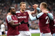 Man Utd bị Tottenham và West Ham đẩy khỏi nhóm dự cúp châu Âu