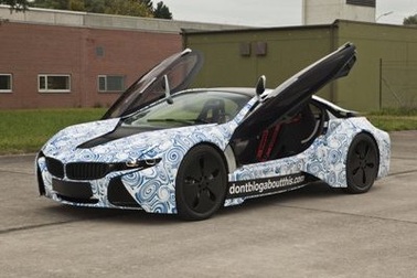 BMW i8 trên đường thử