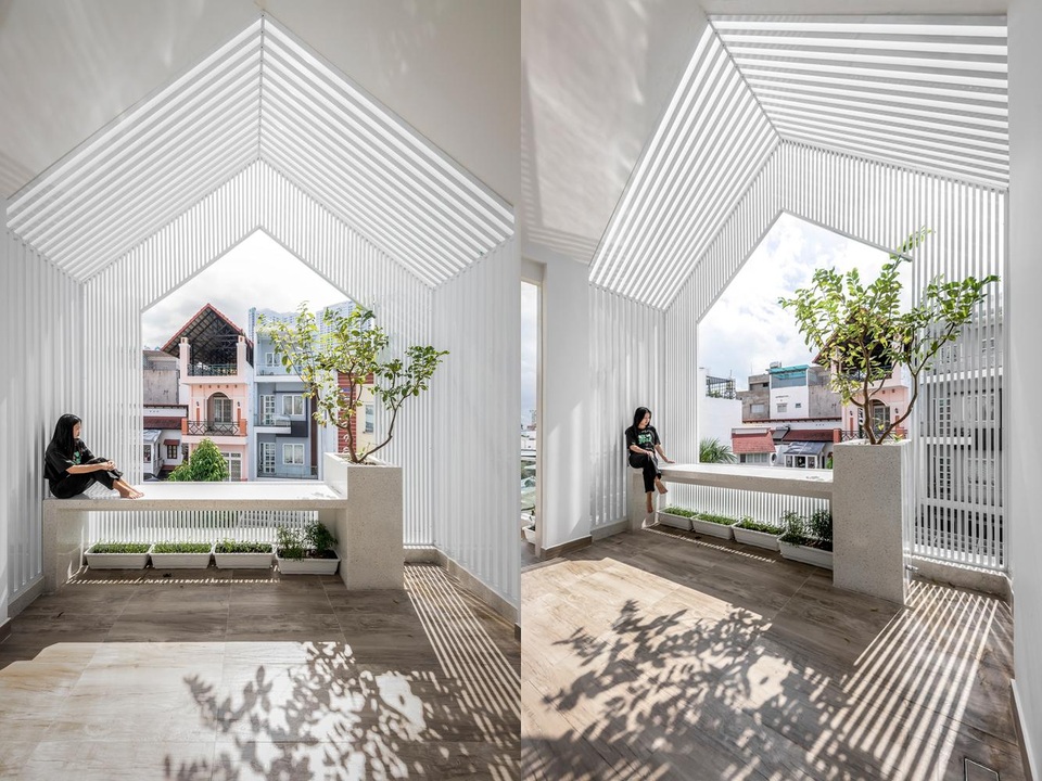 Nhà Sài Gòn có mặt tiền chống trộm, tối giản không gian vẫn đẹp bất ngờ - 15