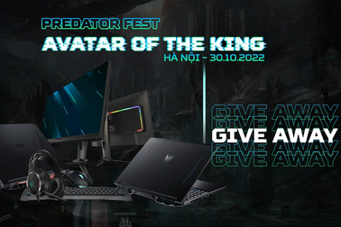Sự kiện công nghệ "Predator Fest - Avatar of The King" sắp tổ chức tại Hà Nội