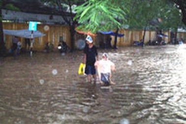 Bắc Bộ mưa to trên diện rộng