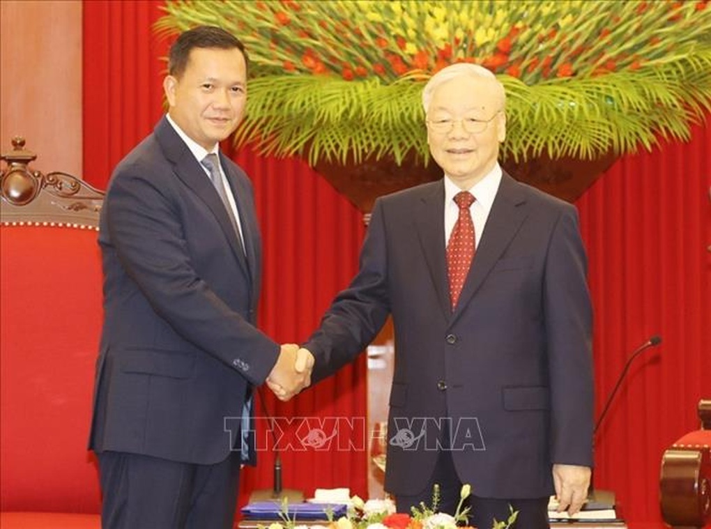 Tổng Bí thư Nguyễn Phú Trọng tiếp Thủ tướng Campuchia Hun Manet - 1 Tổng Bí thư Nguyễn Phú Trọng tiếp Thủ tướng Campuchia Hun Manet - 1