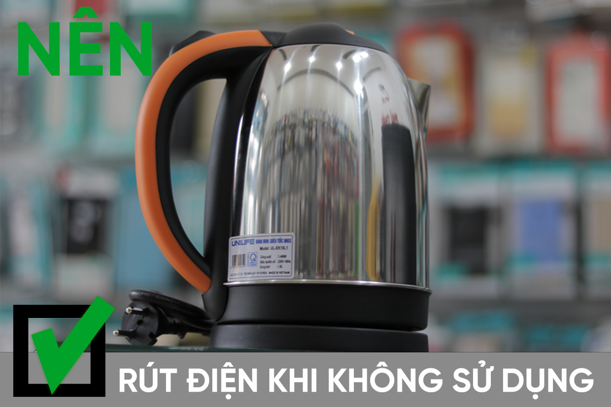 9 điều nên và không nên khi sử dụng ấm đun siêu tốc - 4 9 điều nên và không nên khi sử dụng ấm đun siêu tốc - 4