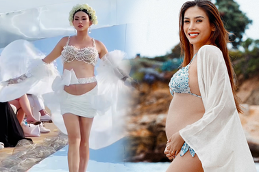 Võ Hoàng Yến: Chồng Việt kiều cưng chiều, bầu 8 tháng vẫn tự tin catwalk
