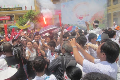 Trường Tiên Lãng vỡ òa trong chiến thắng của nữ sinh Hải Phòng