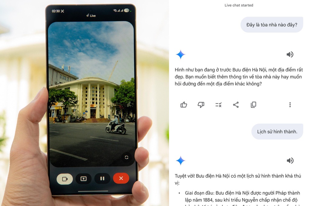 Trải nghiệm khám phá Hà Nội bằng Gemini Live trên Galaxy S25 Series - 5 Trải nghiệm khám phá Hà Nội bằng Gemini Live trên Galaxy S25 Series - 5