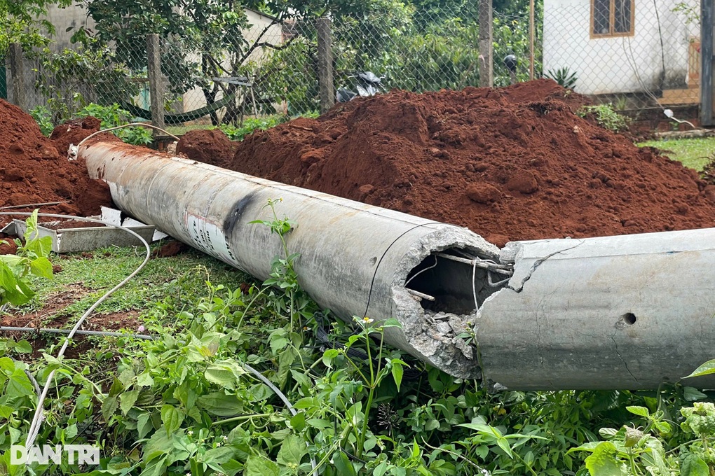 Vụ hàng loạt trụ điện bị gãy đôi ở Gia Lai: Nghi ngờ về chất lượng - 2