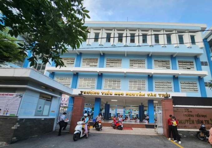 Trường tiểu học Nguyễn Văn Trỗi, quận Tân Bình, TP.HCM - nơi xảy ra vụ việc giáo viên đánh học sinh.