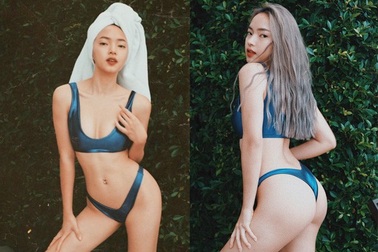 "Tuyệt chiêu" khoe khéo vòng 3 gợi cảm khi diện đồ bơi của hot girl Châu Bùi