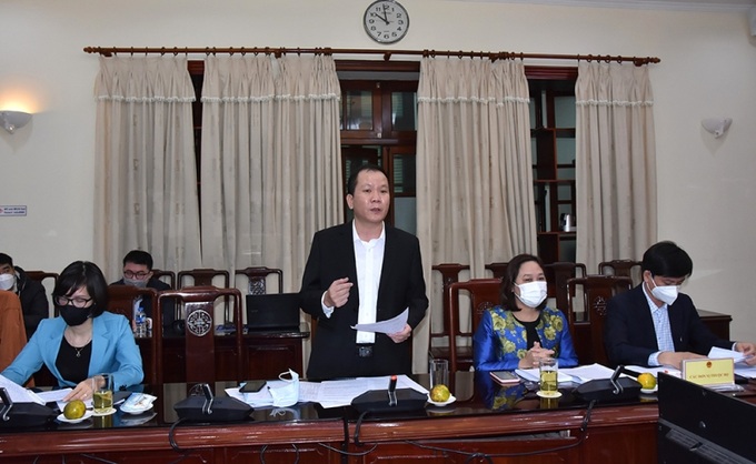 Ông Bùi Sỹ Tuấn, Phó Chánh Văn phòng Bộ trao đổi ý kiến tại buổi làm việc với tỉnh Ninh Thuận