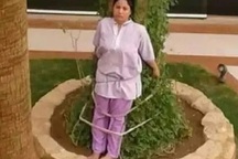 Giúp việc người Philipines bị chủ nhân Ả Rập trói phạt bên gốc cây vì tội quên đồ dưới nắng